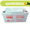 12V 74Ah V-PRO SOLAR DEEP CYCLE AKKUMUL�TOR