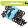 25PCS BALL POINT INNER HEX KEY SET 1.27-10mm