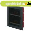 EC630 FLUSH MOUNT. ENCLOSURE 24 MOD. (2X12) BLACK