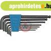 Imbuszkulcs klt 7 r�szes 2,5-10 mm g�mb v�g�