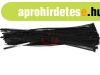 K�belk�tegel� 400x7,6 mm, fekete, 50 db/csomag