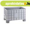 Merev�t�bord�s m�anyag kont�ner, 990x635x650 mm 280 L