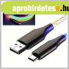1M USB-C kbel 60W RGB LED (T) VB66364