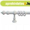 Karnisgarnit�ra szimpla feh�r 160cm
