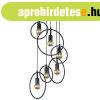KAJA TOBIK II B-6 fekete sz�n� f�ggesztett l�mpa