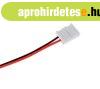 ACC03 CSATLAKOZ� EGYSZ�N� LED SZALAGHOZ, 150MM K�BEL 99ACC03