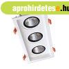 TRIPLE LED MOVABLE SPOT LIGHT 3X15W 230V 4000K FEH�R 92DL81F