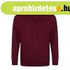 Just Hoods cipz�ros kapucnis f�rfi pul�ver AWJH050, Burgundy