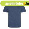JT001 tri-blend r�vid ujj� f�rfi p�l� Just Ts, Heather Navy-