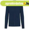 F�rfi cipz�ros vastag pamut kardig�n, Kariban KA971, Navy-L
