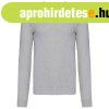 F�rfi V-nyak� keskeny szab�s� pul�ver, Kariban KA965, Grey M