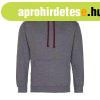 Just Hoods Uniszex kapucnis pul�ver kontrasztos sz�n� kapucn