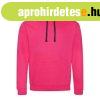 Just Hoods Uniszex kapucnis pul�ver kontrasztos sz�n� kapucn