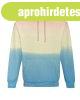 Just Hoods Uniszex batikolt kapucnis pul�ver AWJH022, Pastel