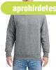 Kereknyak� unisex pul�ver, Gildan GIHF000, Graphite Heather-