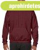 Kenguru zsebes kapucnis pul�ver, Gildan GI18500, Maroon-L
