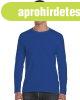 Softstyle hossz� ujj� pamut p�l�, Gildan GI64400, Royal-XL