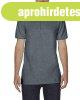 Softstyle dupla pik� gall�ros p�l�, Gildan GI64800, Dark Hea