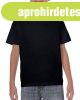 Kereknyak� r�vid ujj� gyerekp�l�, Gildan GIB5000, Black-S