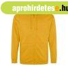 Just Hoods cipz�ros kapucnis f�rfi pul�ver AWJH050, Mustard-