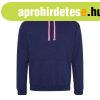 Just Hoods Uniszex kapucnis pul�ver kontrasztos sz�n� kapucn