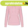 N�i organikus kapucnis pul�ver, Kariban KA4028, Pale Pink-2X