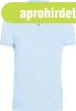 F�rfi gall�ros r�vid ujj� jersey p�l�, Kariban KA262, Sky Bl