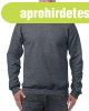 Kereknyak� k�rk�t�tt pul�ver, Gildan GI18000, Dark Heather-L
