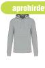 F�rfi organikus kapucnis pul�ver, Kariban KA4027, Snow Grey-