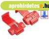 DC k�bel �sszek�t� gyorscsatlakoz� 10 db-os csomag Piros MG9