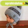Miniman� t�li k�t�tt sapka (44-46) - sz�rke only for boy