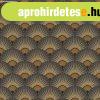 Antracit-arany art deco mint�s tap�ta 637625