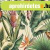 Tahiti b�zs alapon sz�nes dzsungeles mint�s tap�ta 13335