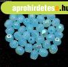 Cseh csiszolt goly� gy�ngy - Opal Aqua AB - 4mm