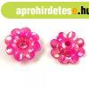 Akril vir�g - Magenta - 20 x 20 x 8 mm