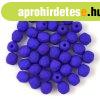Cseh csiszolt goly� gy�ngy - Matt Silk Satin Sapphire - 4mm