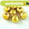 Hematit goly� gy�ngy - arany sz�n� - 10mm