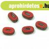 Cseh table cut gy�ngy - hossz�ban f�rt ov�lis - Red Picasso 