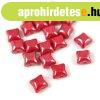 Wibeduo cseh pr�selt 2lyuk� gy�ngy - Opaque Red Luster - 8mm