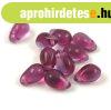 Cseh pr�selt csepp gy�ngy - Light Amethyst Fuchsia - 6x9mm (