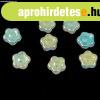 Cseh pr�selt vir�g gy�ngy - Sunset Flower - Crystal AB - 10m