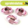 AURORA ov�lis kaboson - 13x18mm - Light Rose