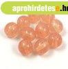 Cseh pr�selt goly� gy�ngy - Crystal Light Peach Luster - 8mm