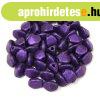 Cseh pr�selt Pinch gy�ngy - Metallic Matt Purple - 5x3mm