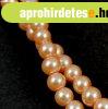 Tekla goly� gy�ngy - Metallic Light Peach - 4mm (sz�lon - kb