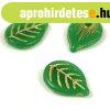 Apple Leaf - cseh �veg szirom gy�ngy - Opaque Green Gold - 1