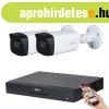 Dahua 2 kamers 5 MP kamera rendszer szett 80 mter jjellt