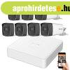 Hikvision 5 megapixeles 7 kamers rendszer 80 mter lttvo