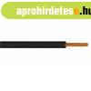 H07V-K 1x6 mm2 100m Mkh fekete sodrott vezet�k