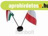 Nemzeti �s Lengyel z�szl�k asztali tart�val